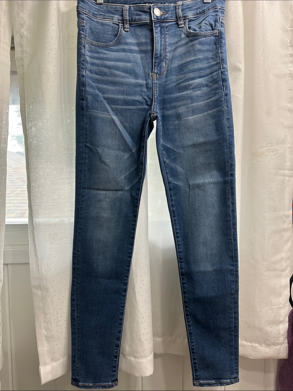 American Eagle Outfitters Skinny Jeans - Dark Blue Wash